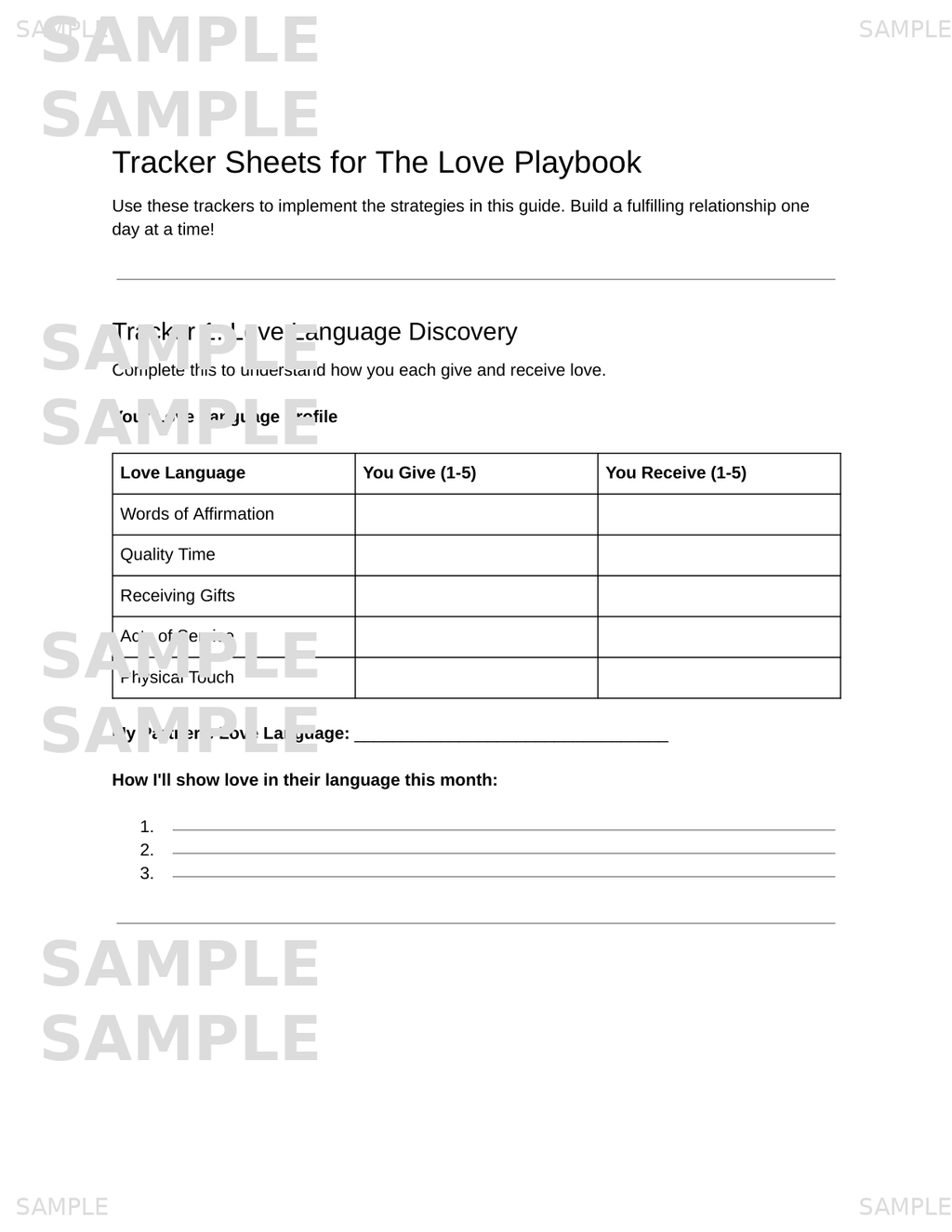 The Love Playbook – Relationship Guide for Couples (PDF)