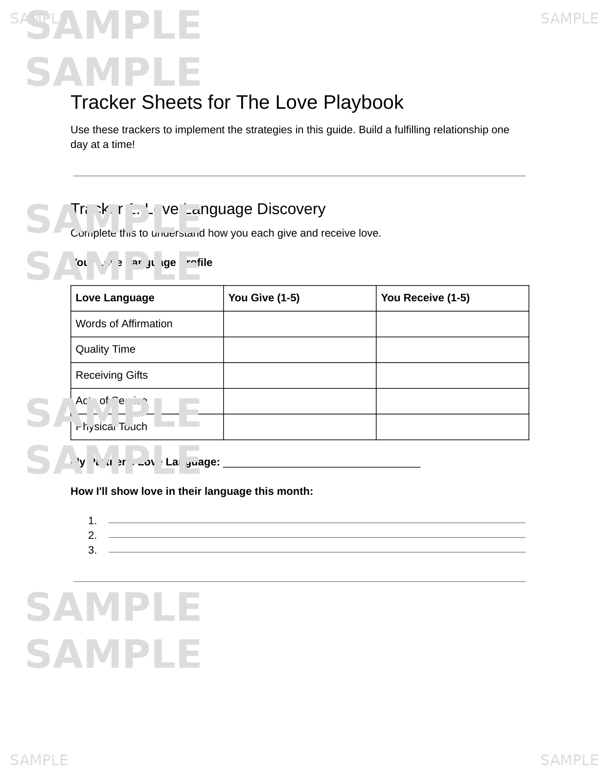 The Love Playbook – Relationship Guide for Couples (PDF)