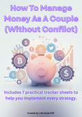 Couple's Money Guide: Manage Finances Together (7 Tracker Sheets Included)